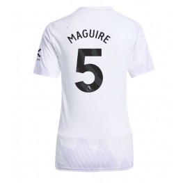 Manchester United Harry Maguire #5 Uit tenue Dames 2025-26 Korte Mouw